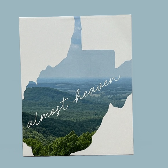 16x20 Almost Heaven WV Original Digital Artwork On Canvas - NEW - Picture 4 of 5